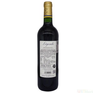 法国进口红酒 拉菲（LAFITE）传奇波尔多干红葡萄酒 整箱装 750ml*6瓶（ASC）