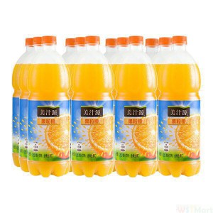 美汁源 Minute Maid 果粒橙 果汁饮料 1.25L*12瓶 整箱装 可口可乐公司出品 新老包装随机发货